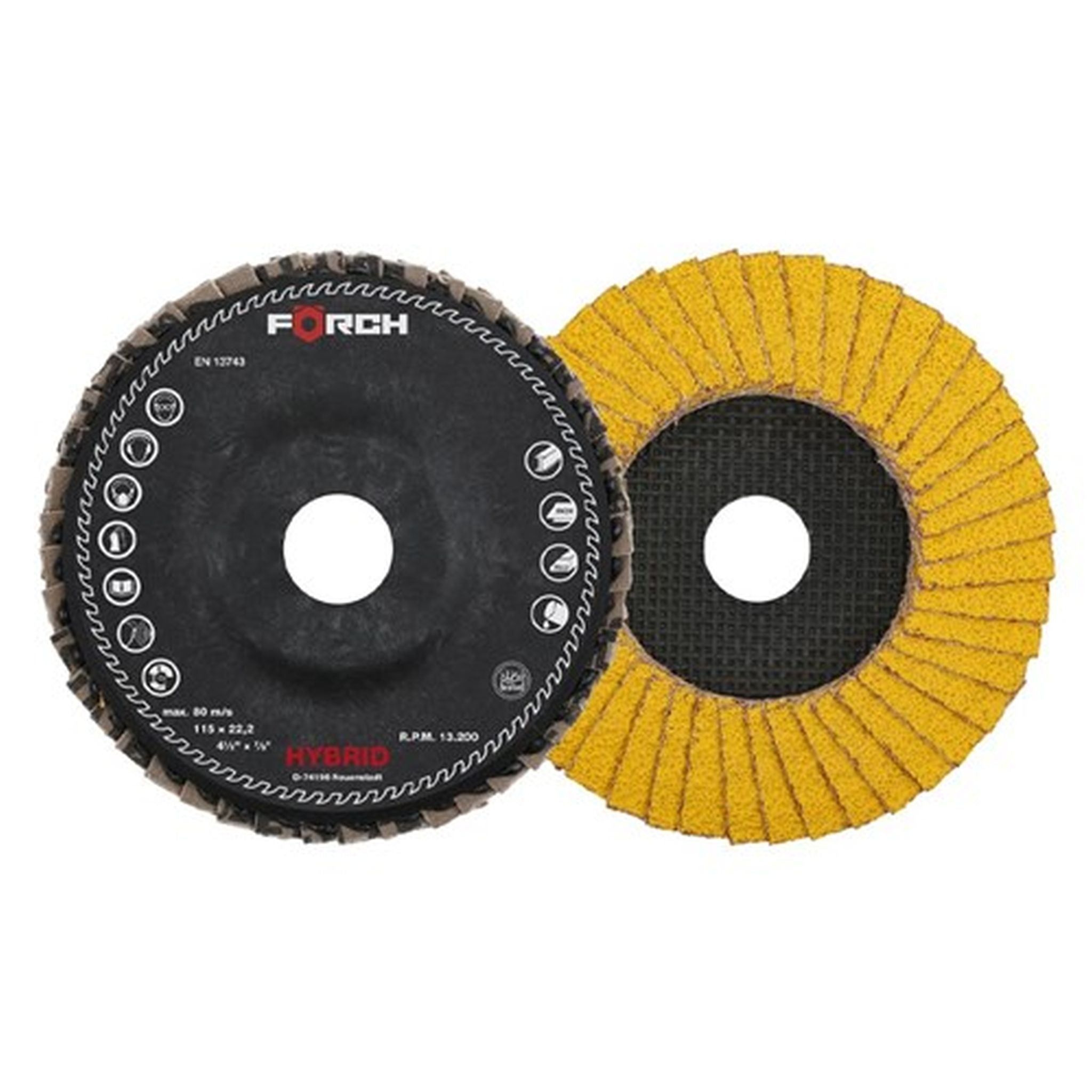 DISC CERAMIC 125mm P40/60