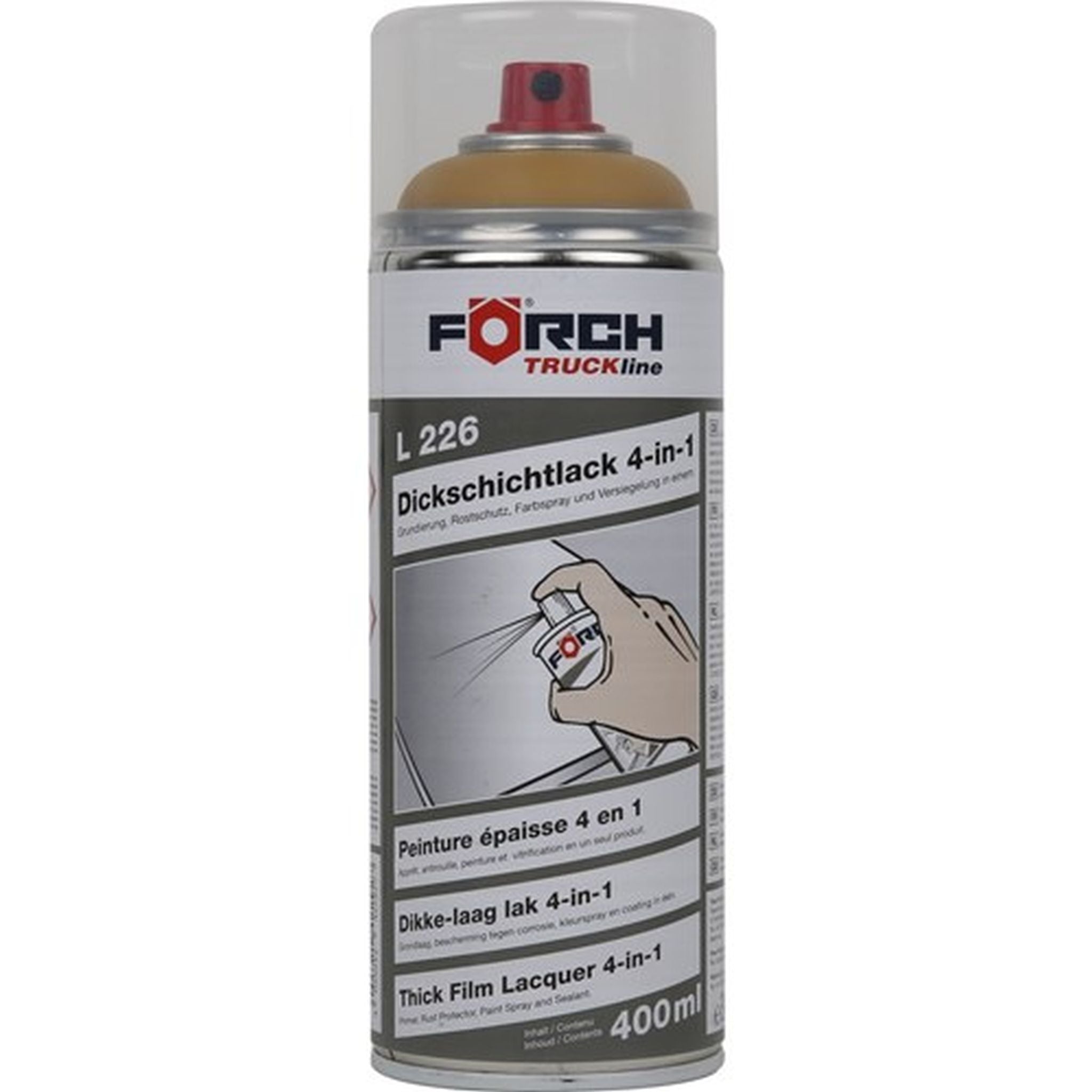 PAINT CAT YELLOW AEROSOL 400ML L226