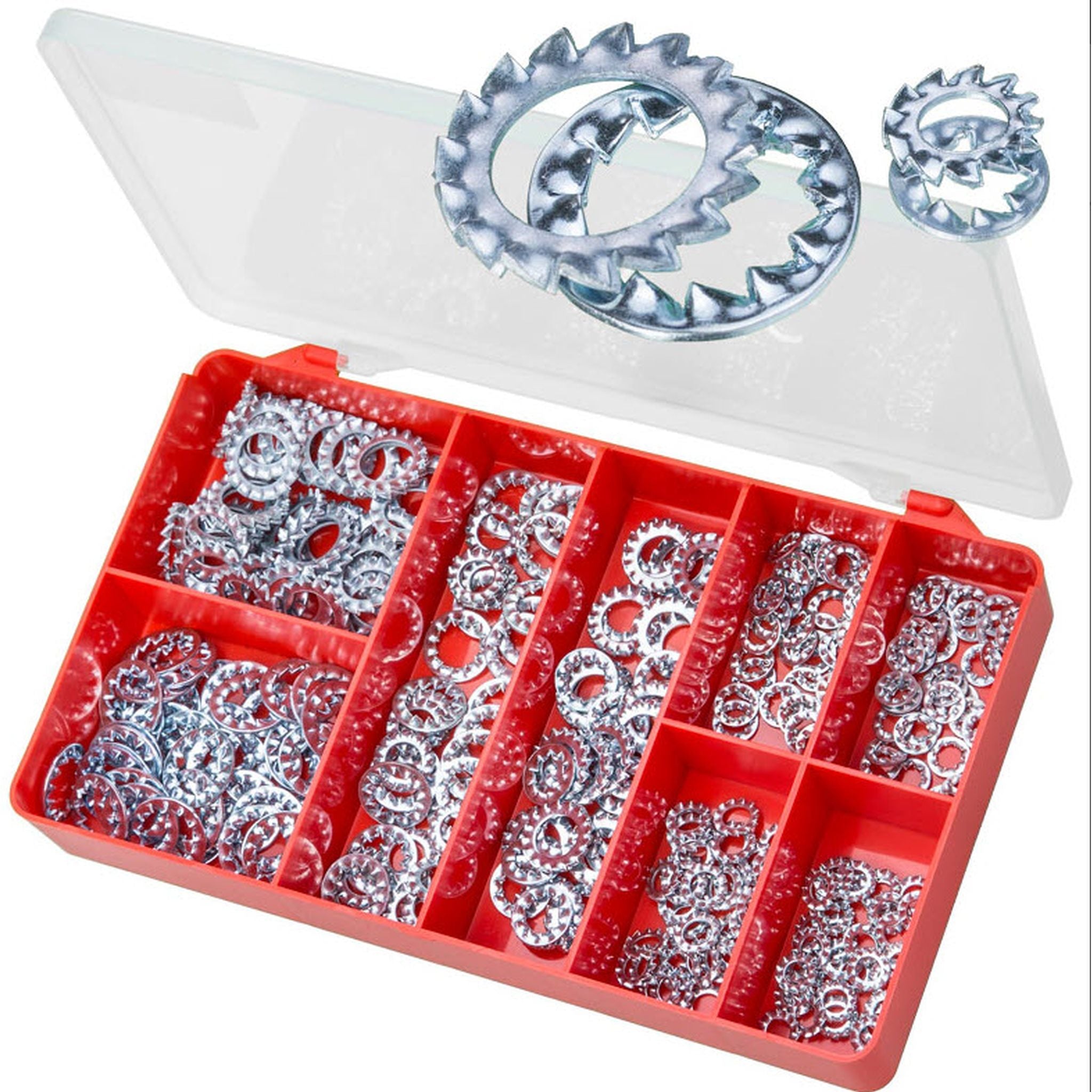 KIT INTERNAL & EXTERNAL STAR WASHERS