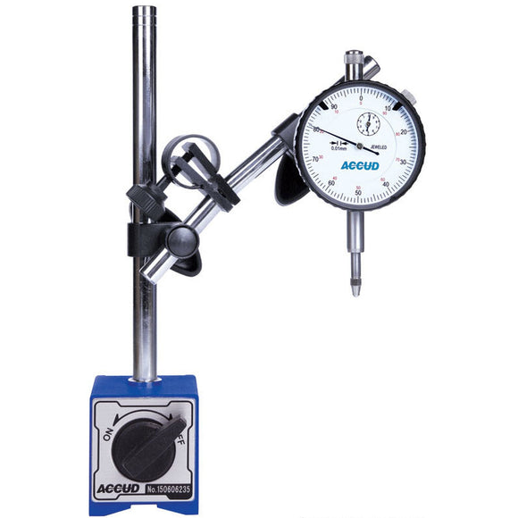 DIAL INDICATOR & MAGNETIC 1INC STAND WITH FINE ADJUST