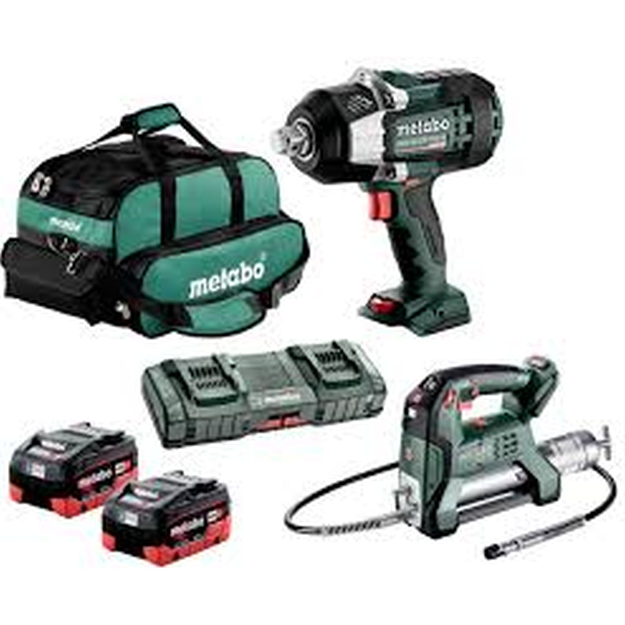 METABO 18V 2PCE KIT 5.5AH