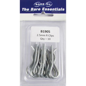 R CLIP 2.5mm PACK 10