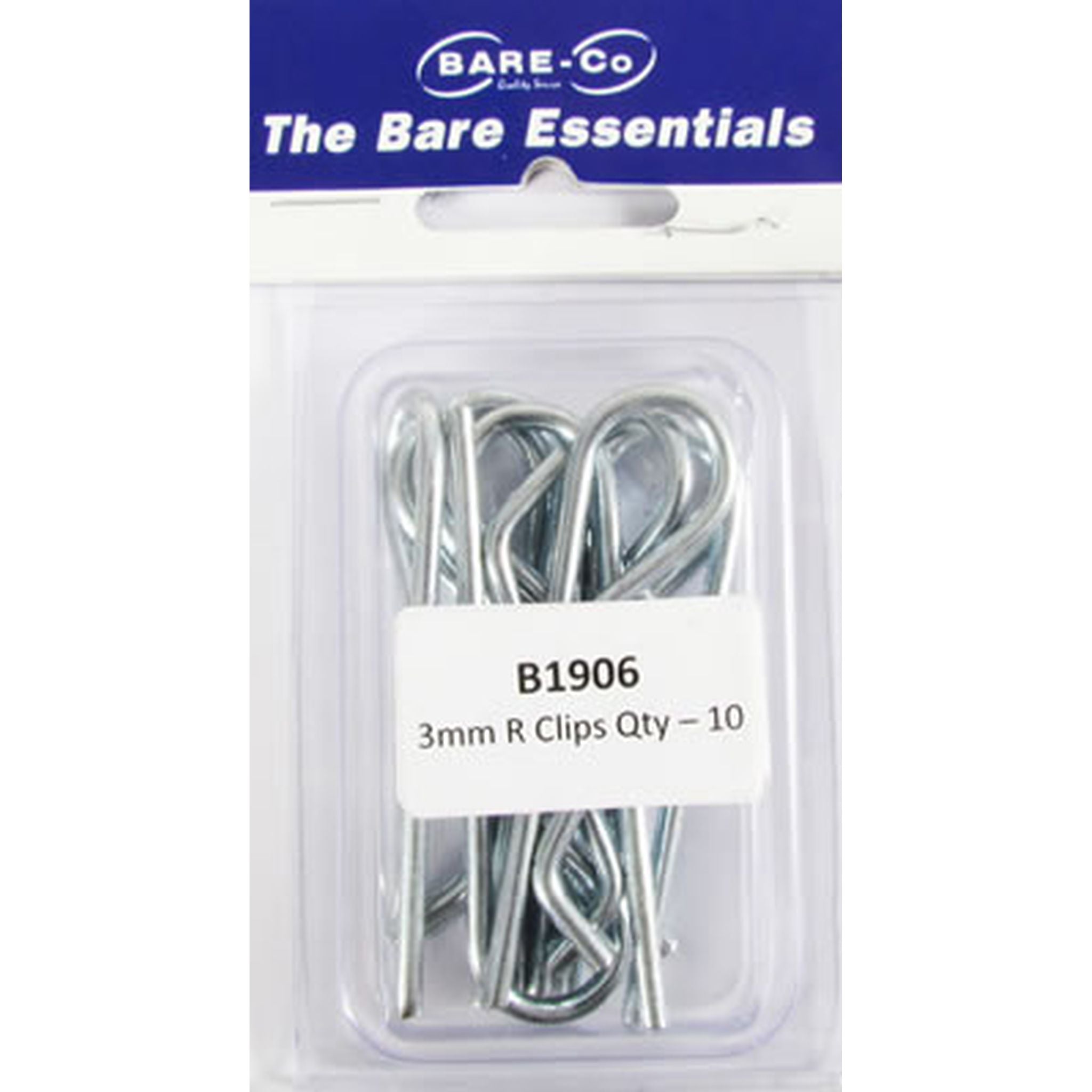 R CLIP 3.0mm PACK 10