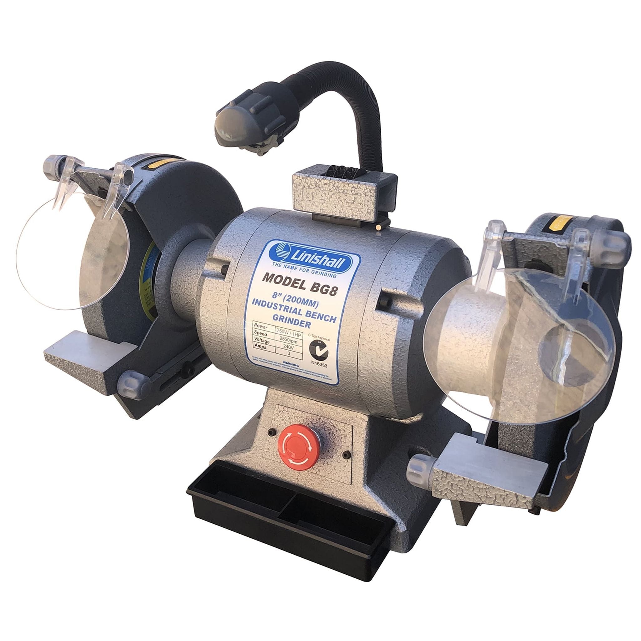 LINISHALL HEAVY DUTY BENCH GRINDER 8INCH 200mm