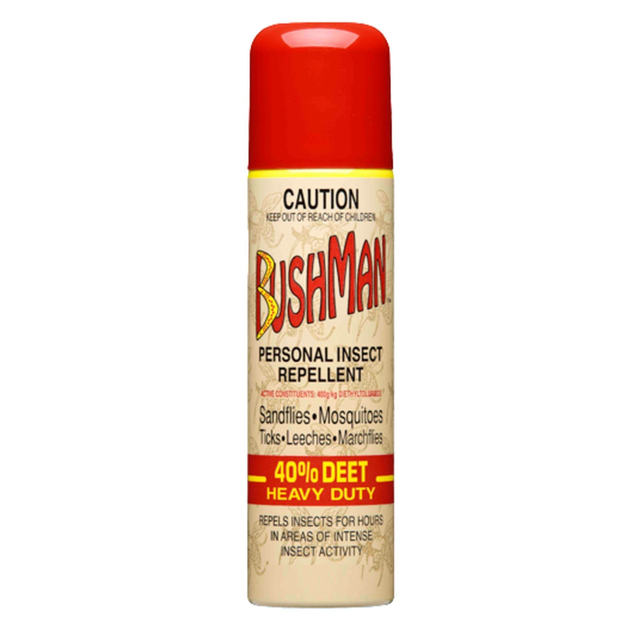 BUSHMAN REPELLENT AEROSOL 40% DEET 130G