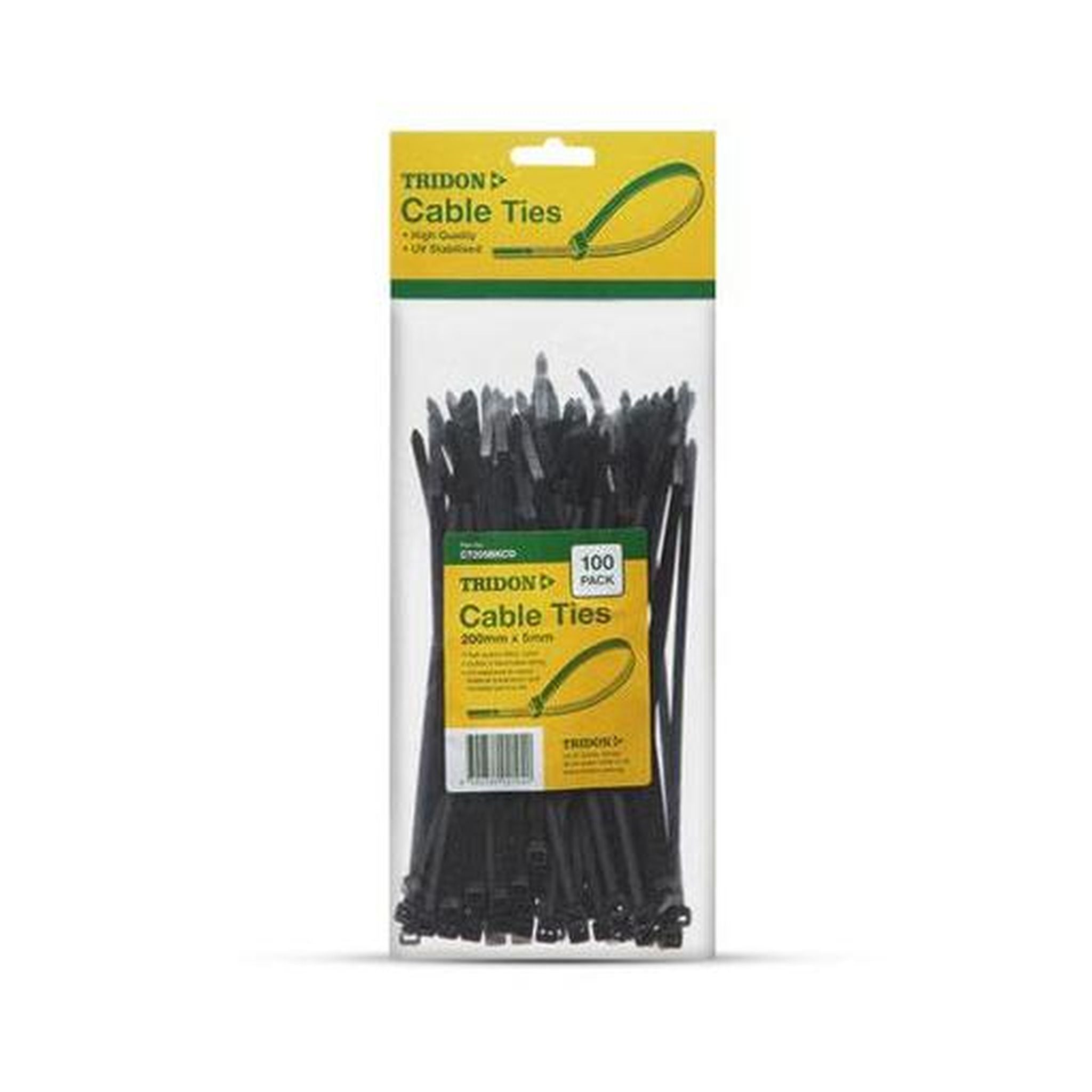 CABLE TIE BLACK 200MM X 5MM