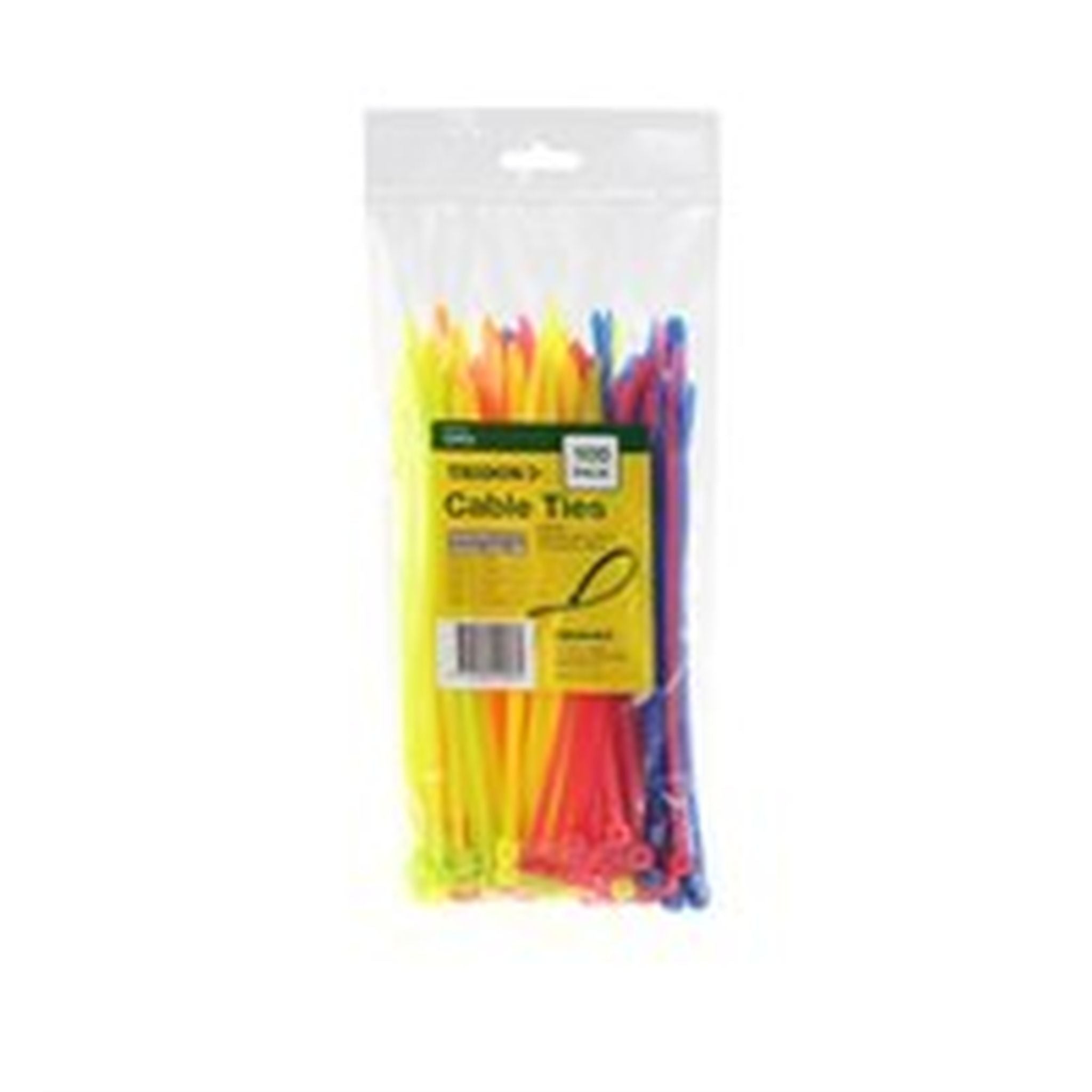 VIBRANT COLOURS CABLE TIE PACK - 5 COLOURS (200MM)