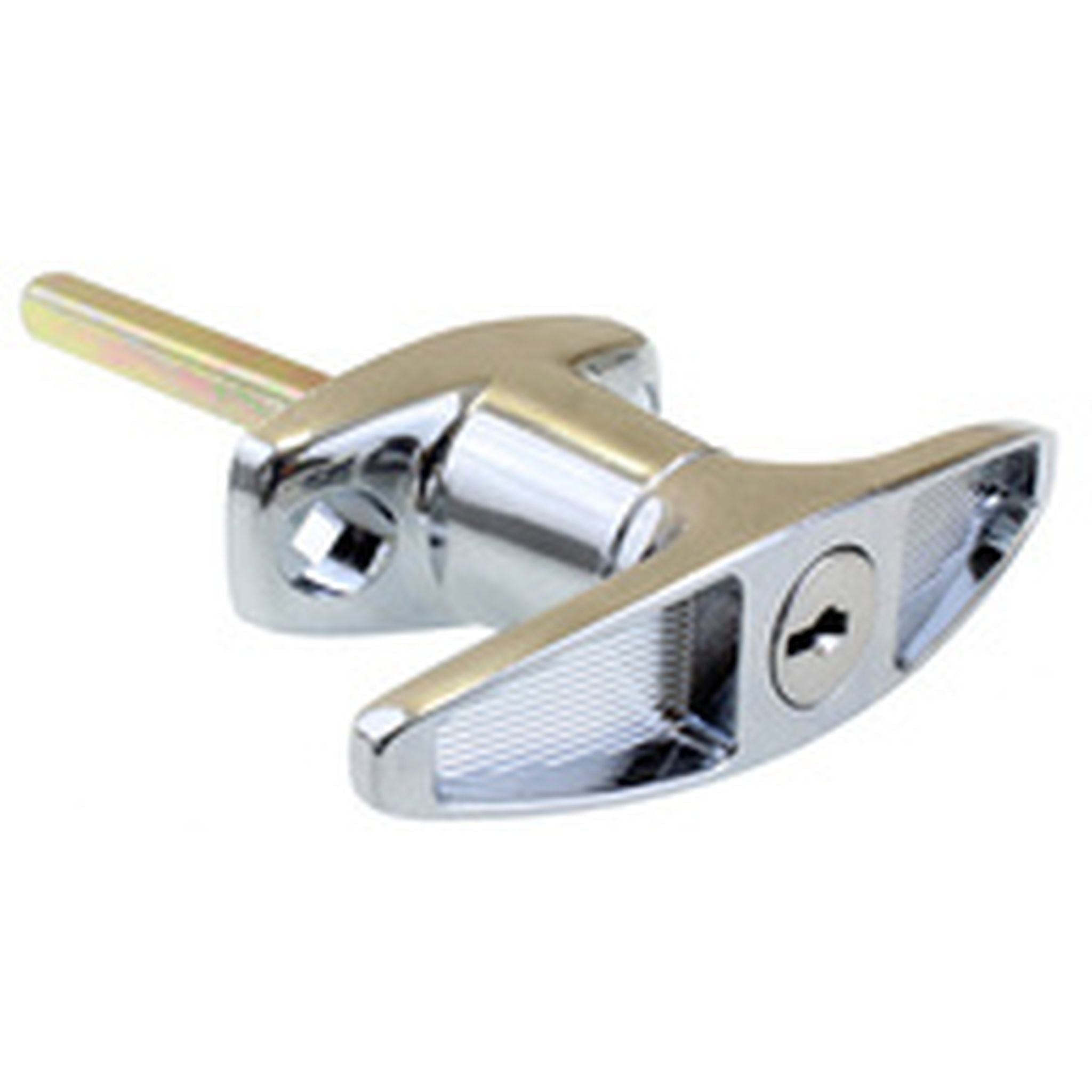 T-HANDLE CHROME FINISH, FRONT FIXING