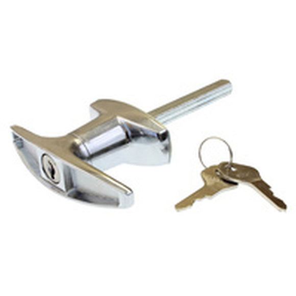 T-HANDLE CHROME FINISH, REAR FIXING