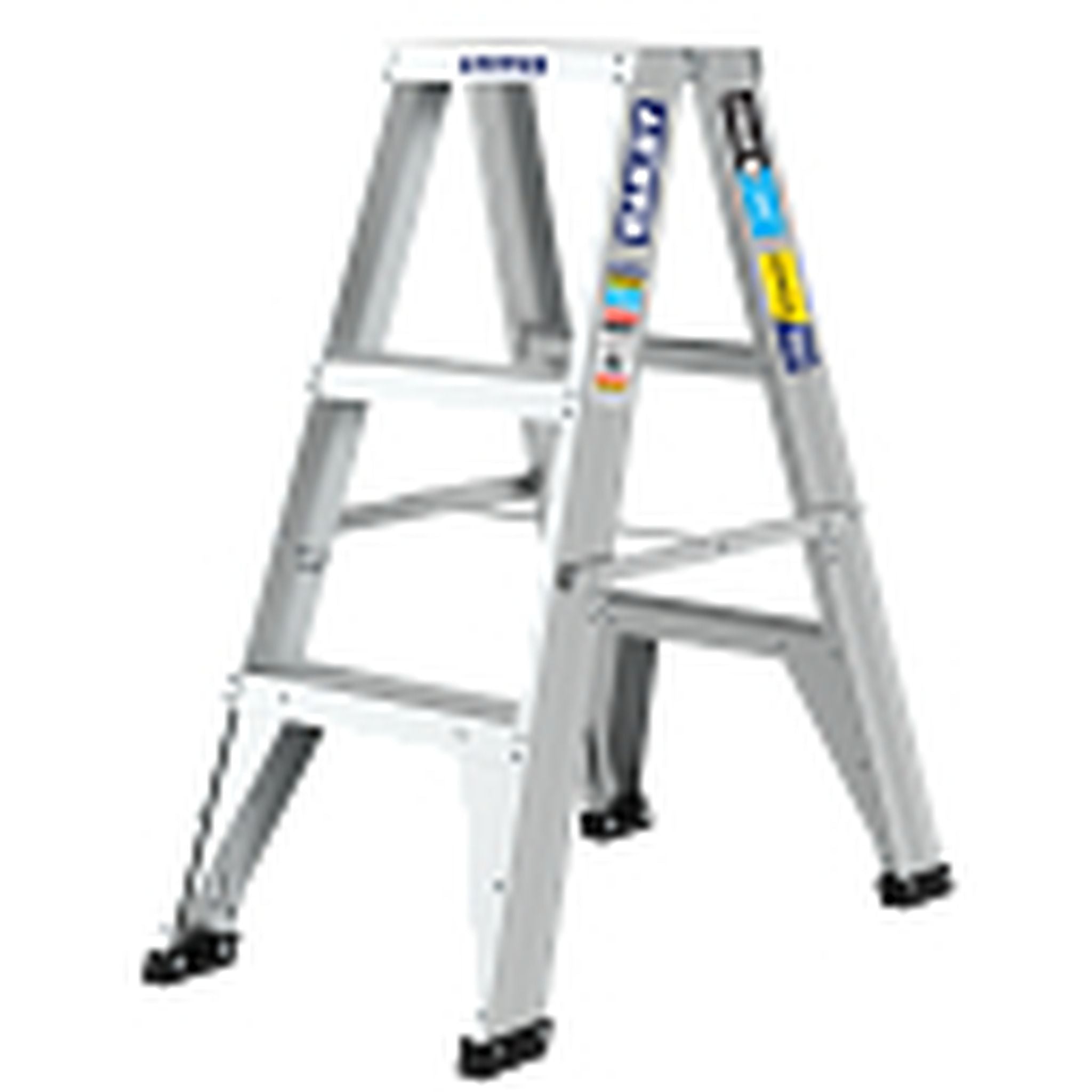 LADDER INDUSTRIAL 150KG 0.9M DOUBLE SIDED ALU