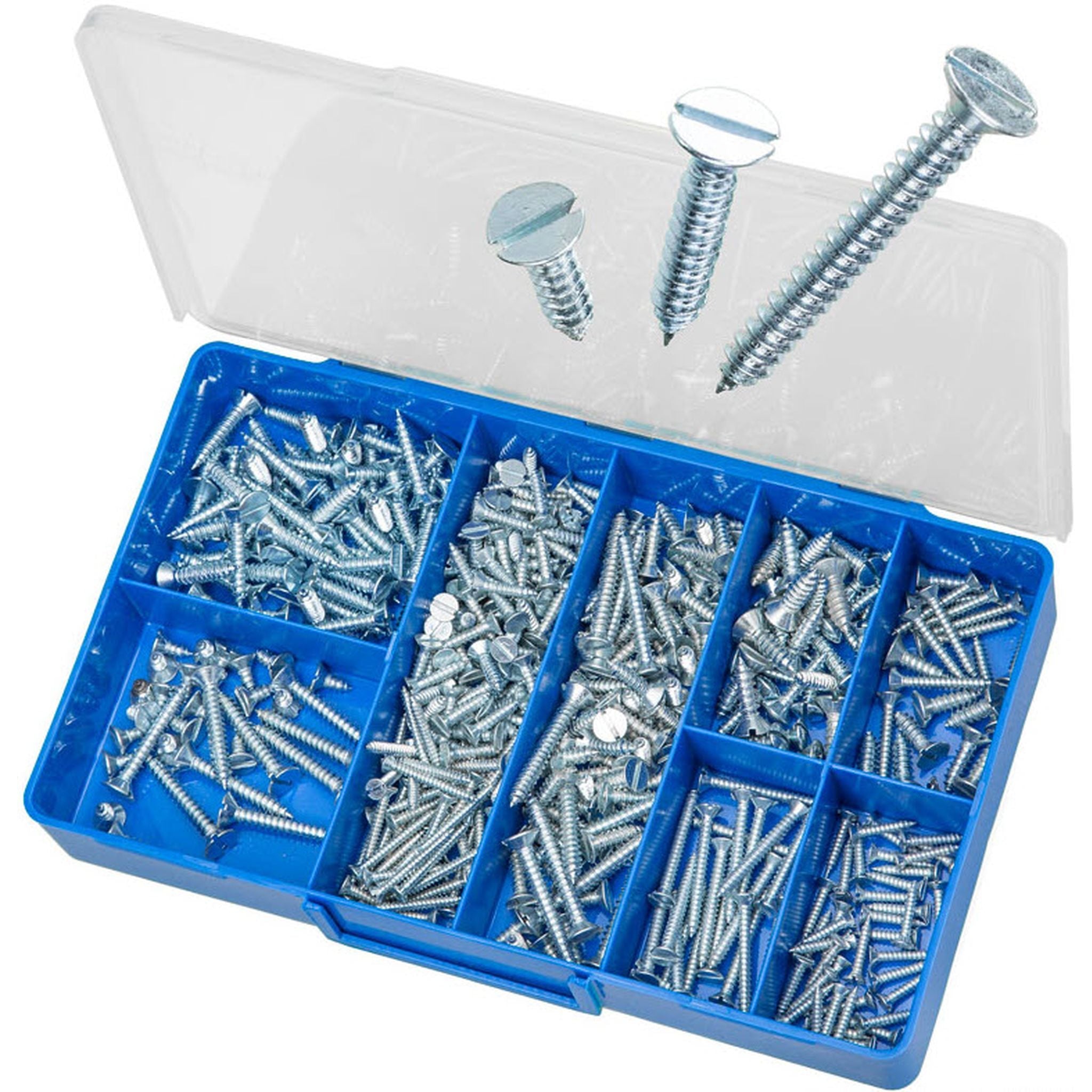 KIT SELF TAPPING COUNTER SUNK SLOTTED