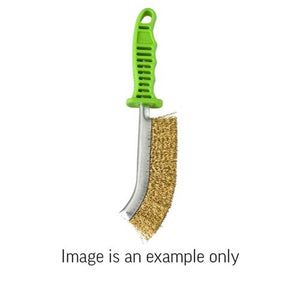 UNION HAND BRUSH SET 3PCE GREEN PVC 0.3MM D/B