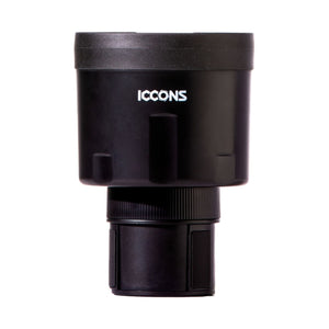 YABBY EXPANDABLE CAR CUP HOLDER - BLACK