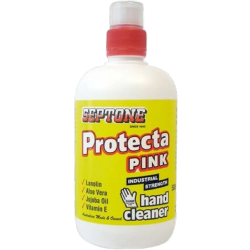 SEPTONE PROTECTA PINK HAND CLEANER PUMP PACK 500ML