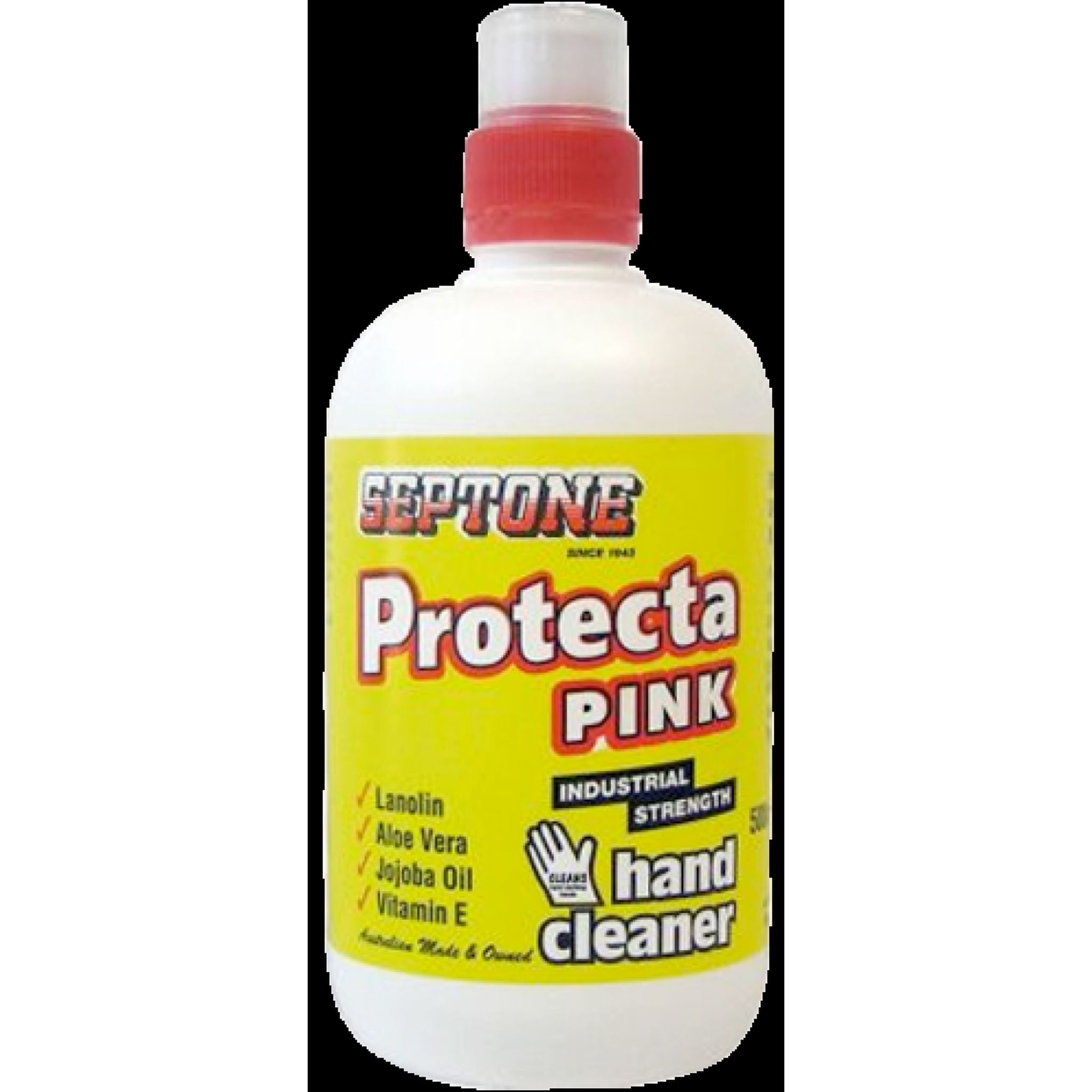SEPTONE PROTECTA PINK HAND CLEANER PUMP PACK 500ML