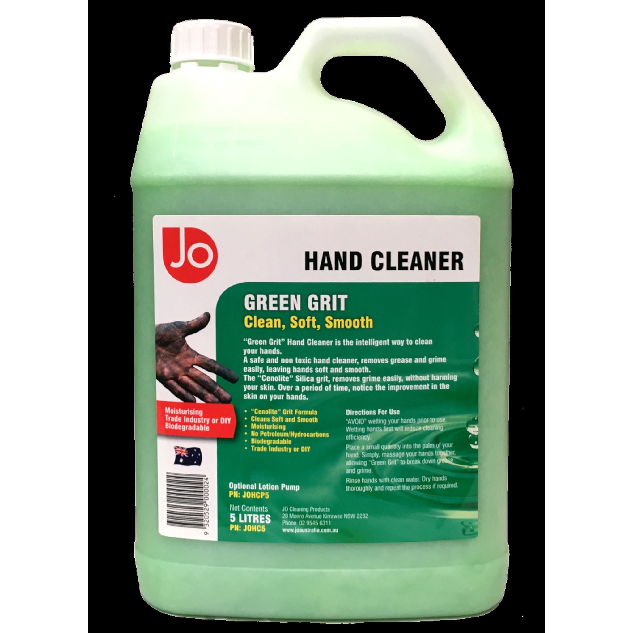 HAND CLEANER GREEN GRIT 5L