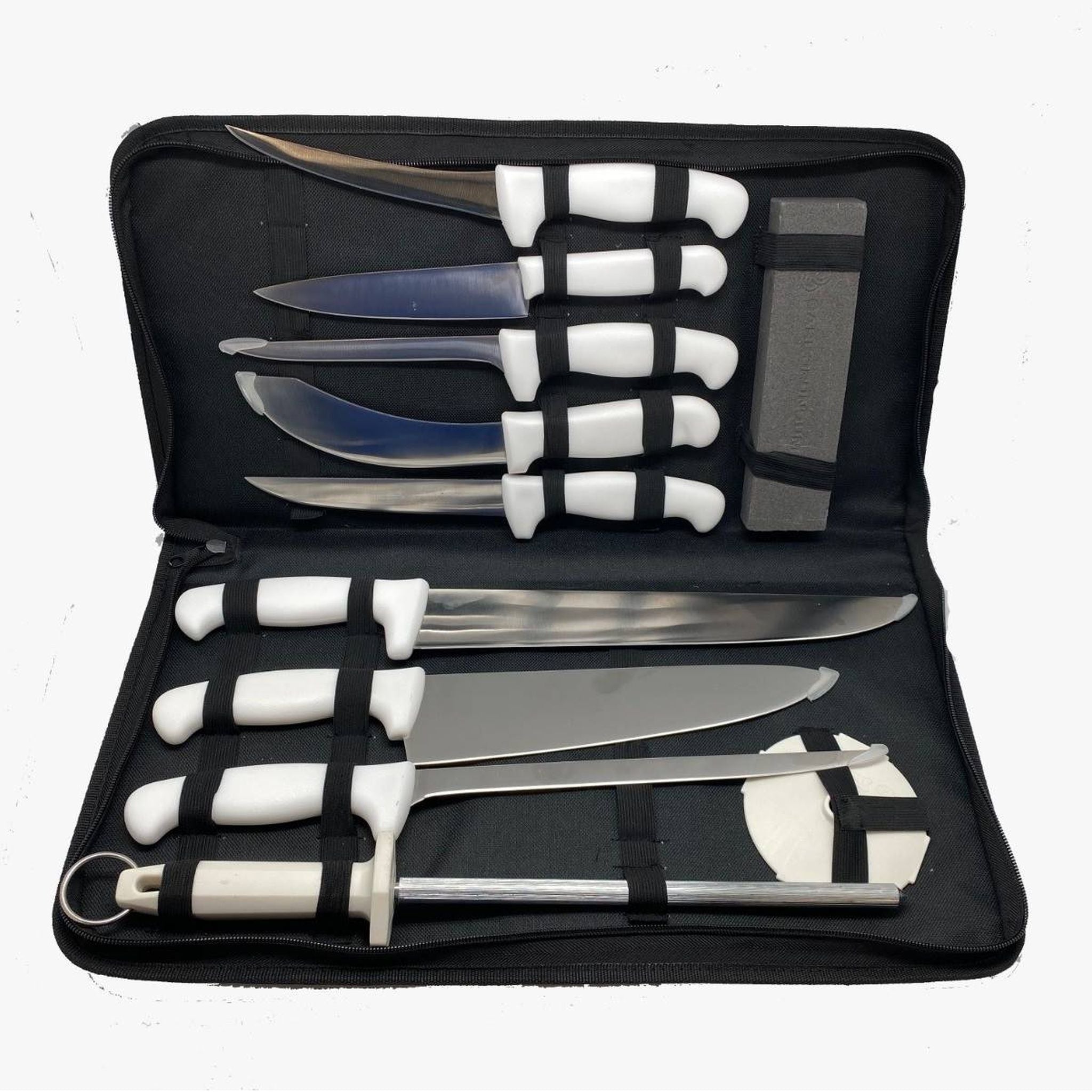 KNIFE SET C/W POUCH 10PCE
