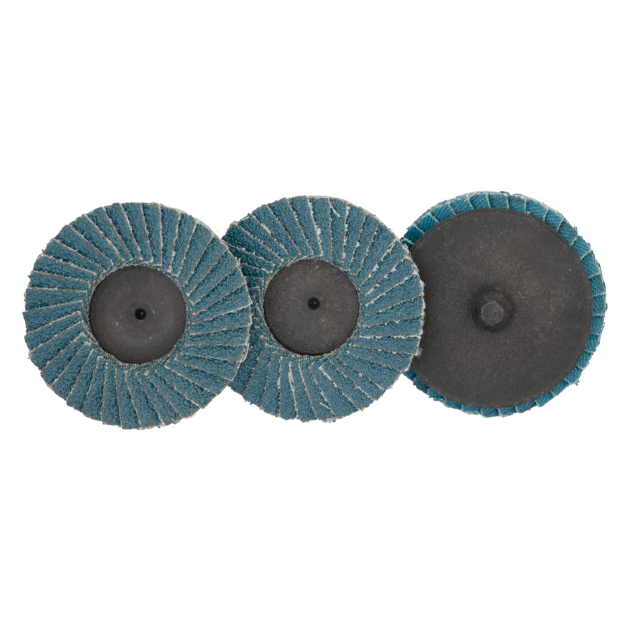 FLAP DISC 50mm 80g 3PK