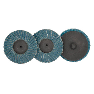FLAP DISC 50mm 80g 3PK