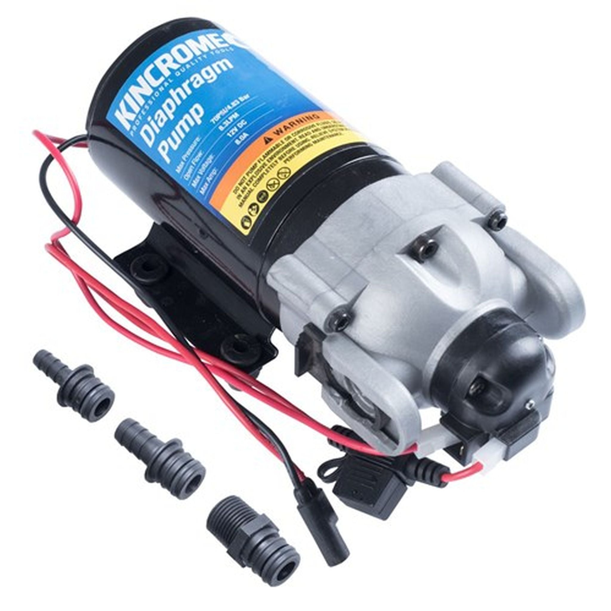 12V DIAPHRAGM PUMP - QUICK CONNECT 8.3LPM