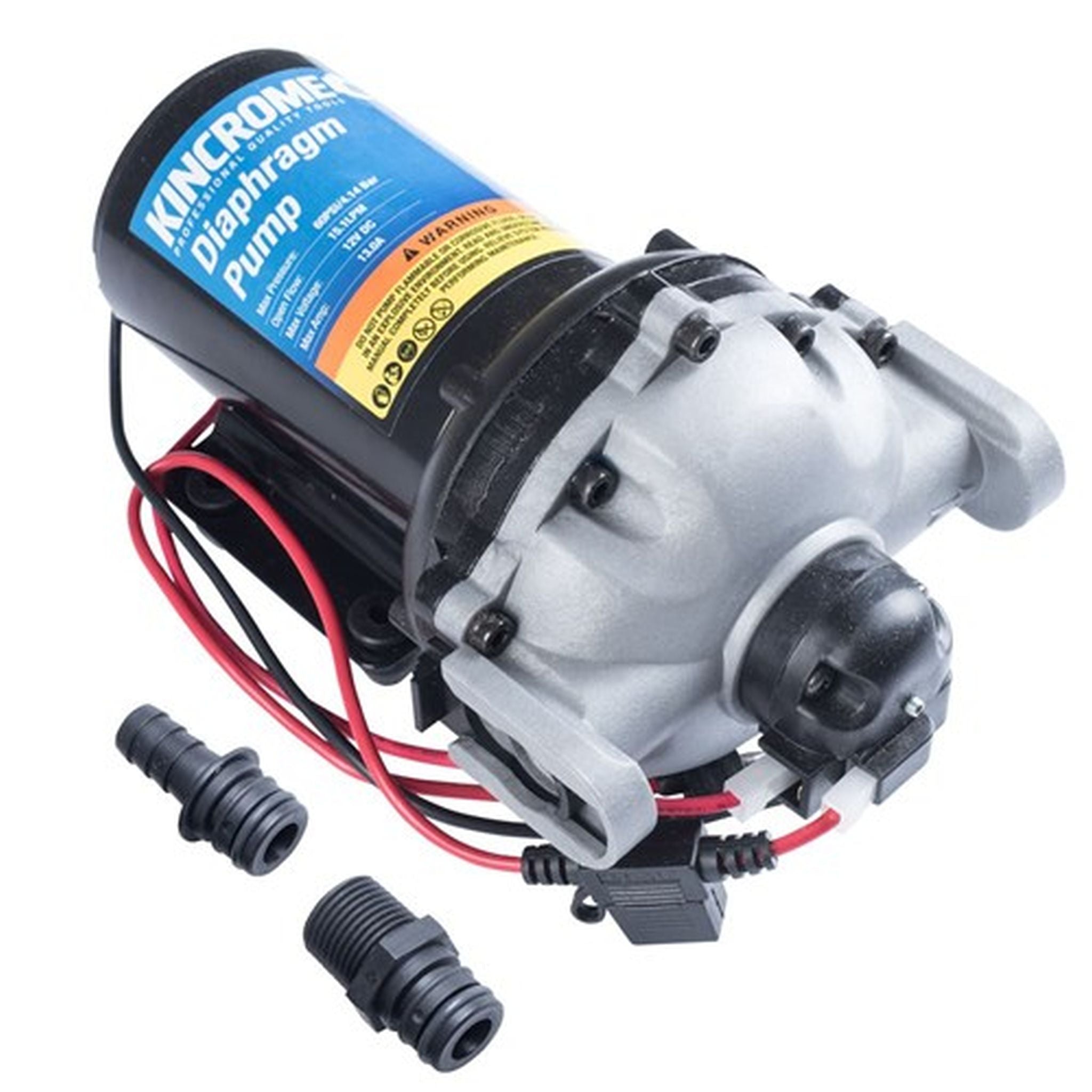 12V DIAPHRAGM PUMP - QUICK CONNECT 15.1LPM