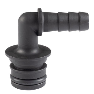 CONNECTOR - 3/4 QUICK CONNECT X 3/8 HOSE BARB ELBOW