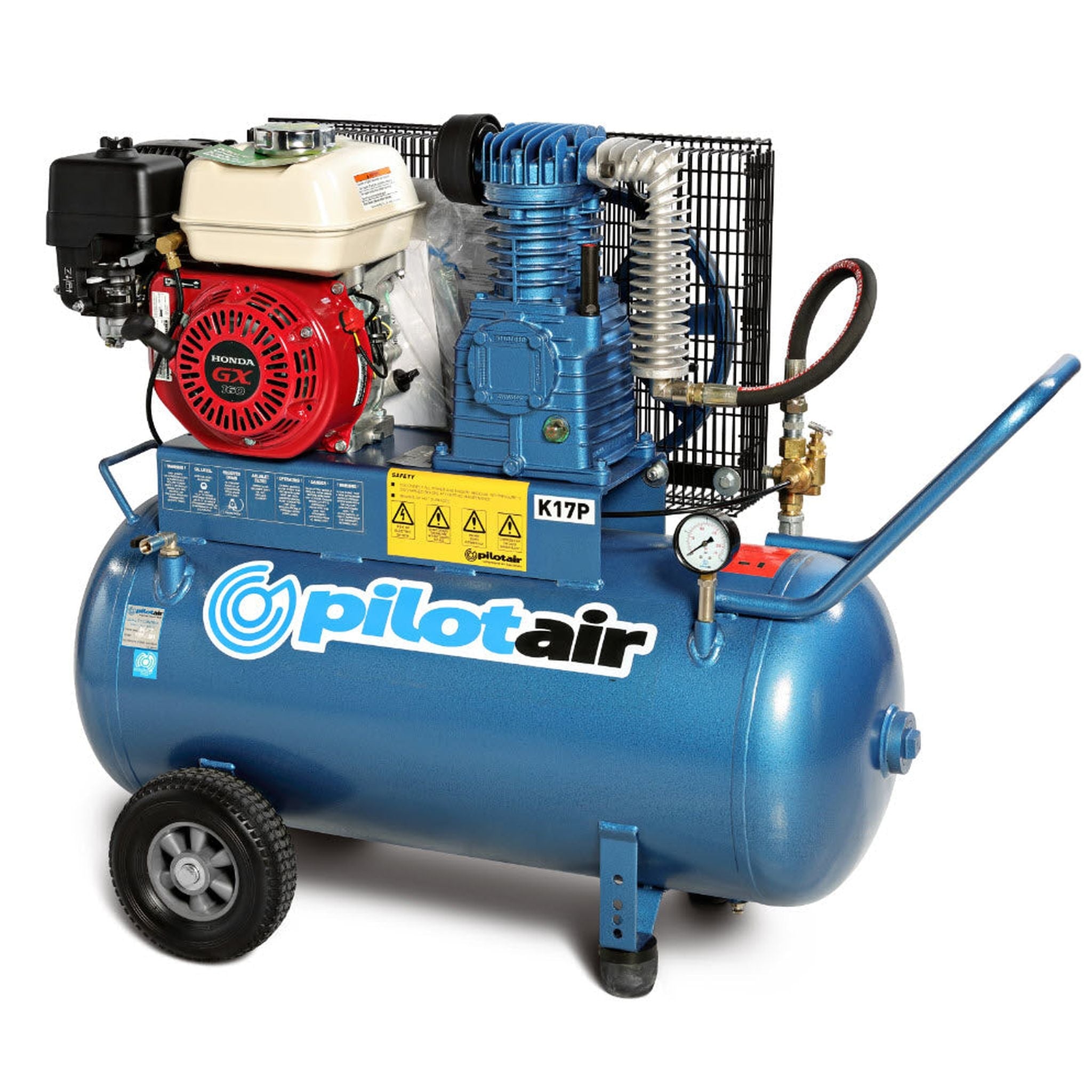 COMPRESSOR PETROL 16.3CFM 100L TANK