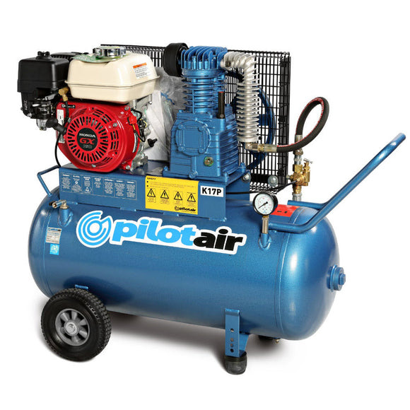 COMPRESSOR PETROL 16.3CFM 100L TANK