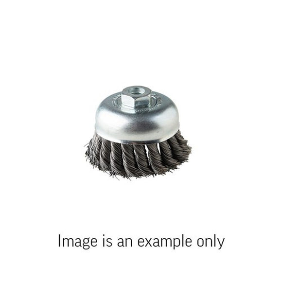 UNION CUP BRUSH SW 0.5MM T/K 125MM M14 D/B