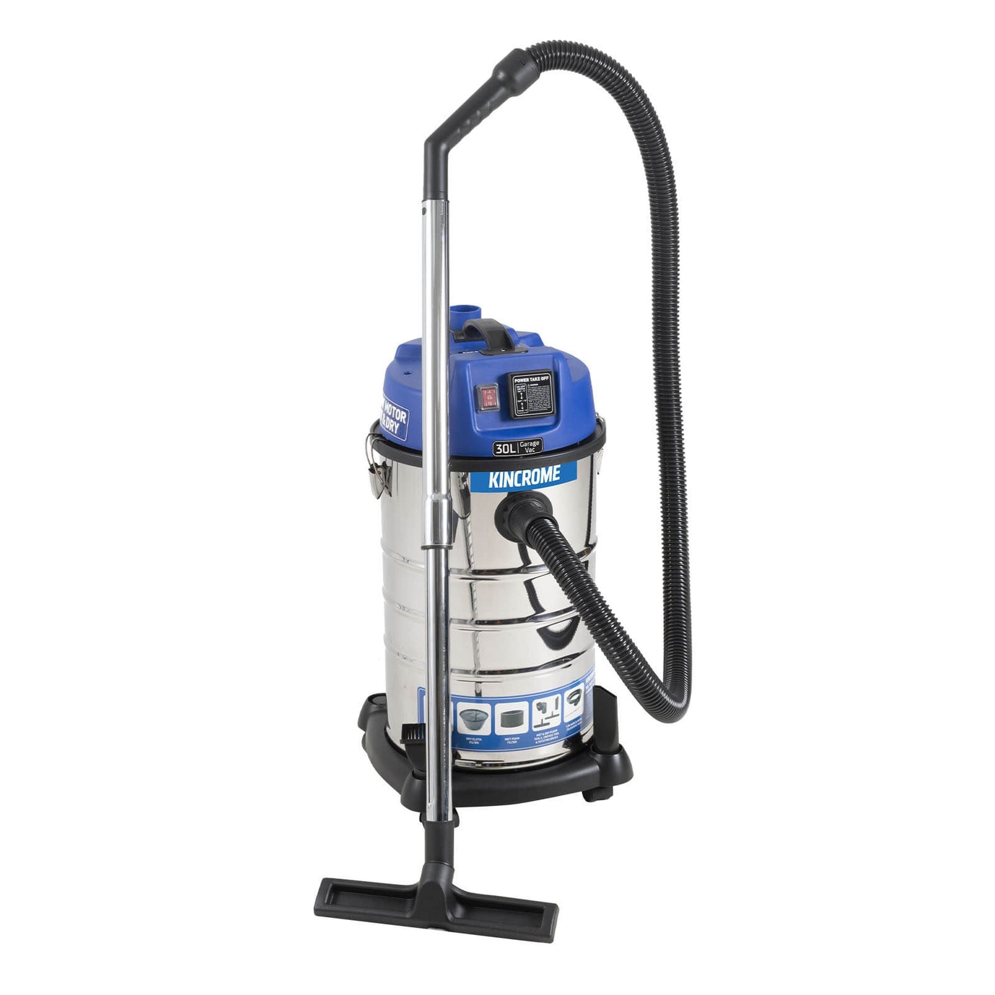 VACUUM WET & DRY 30L 240V/1250W