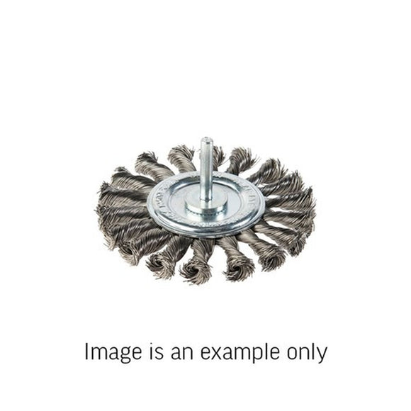 UNION WHEEL BRUSH SW 0.4MM T/K 100MM SP/MT D/B