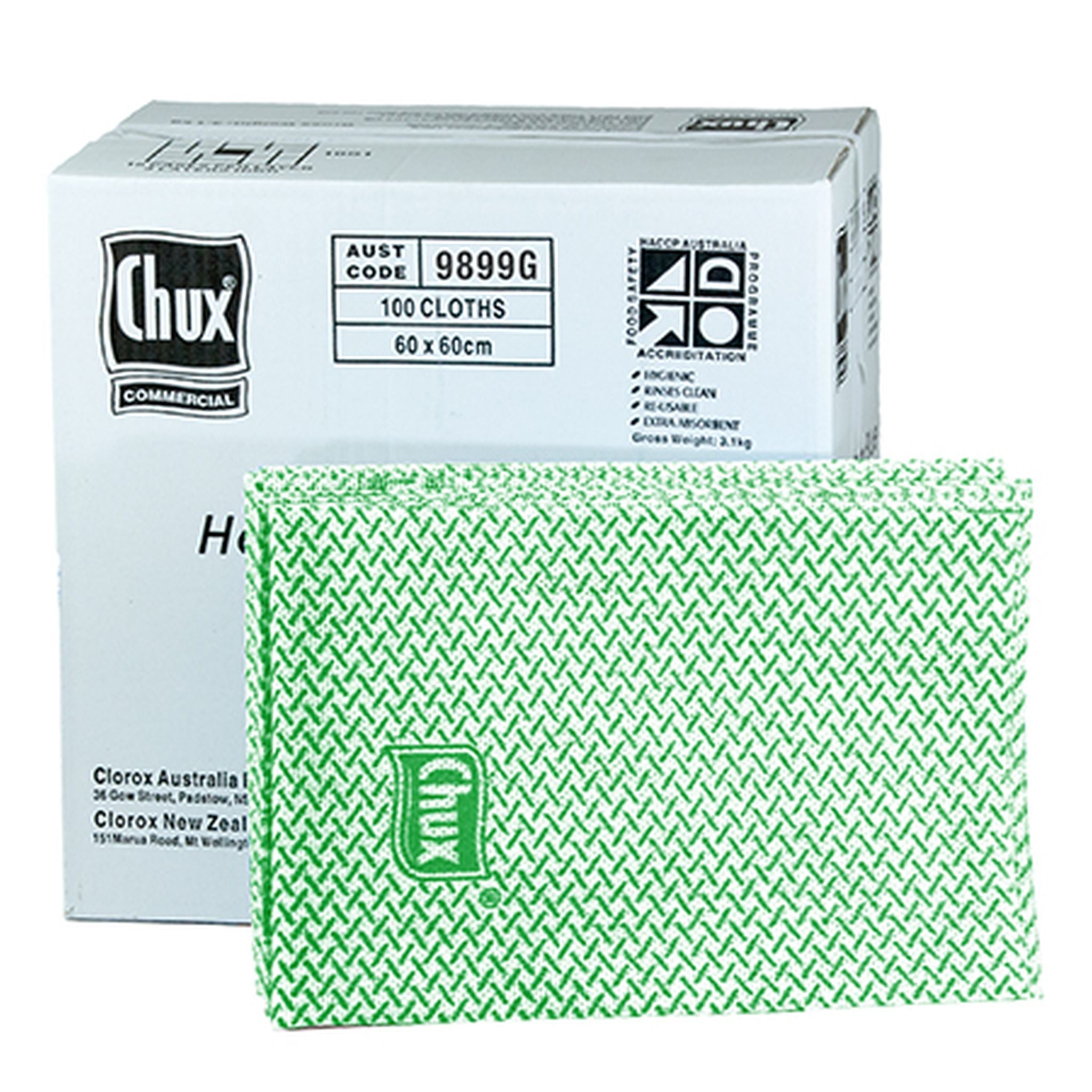 CHUX GREEN 60X60 100PK