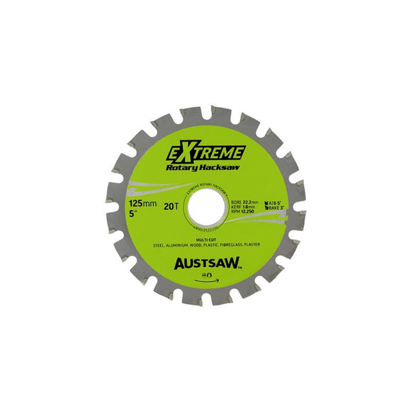 ROTARY HACKSAW 125 x 22.2mm - 20 TEETH