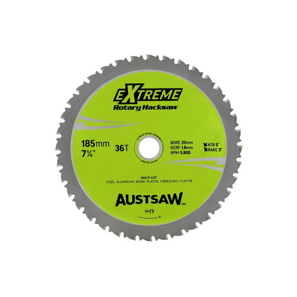 ROTARY HACKSAW 185 x 20/16mm - 36 TEETH