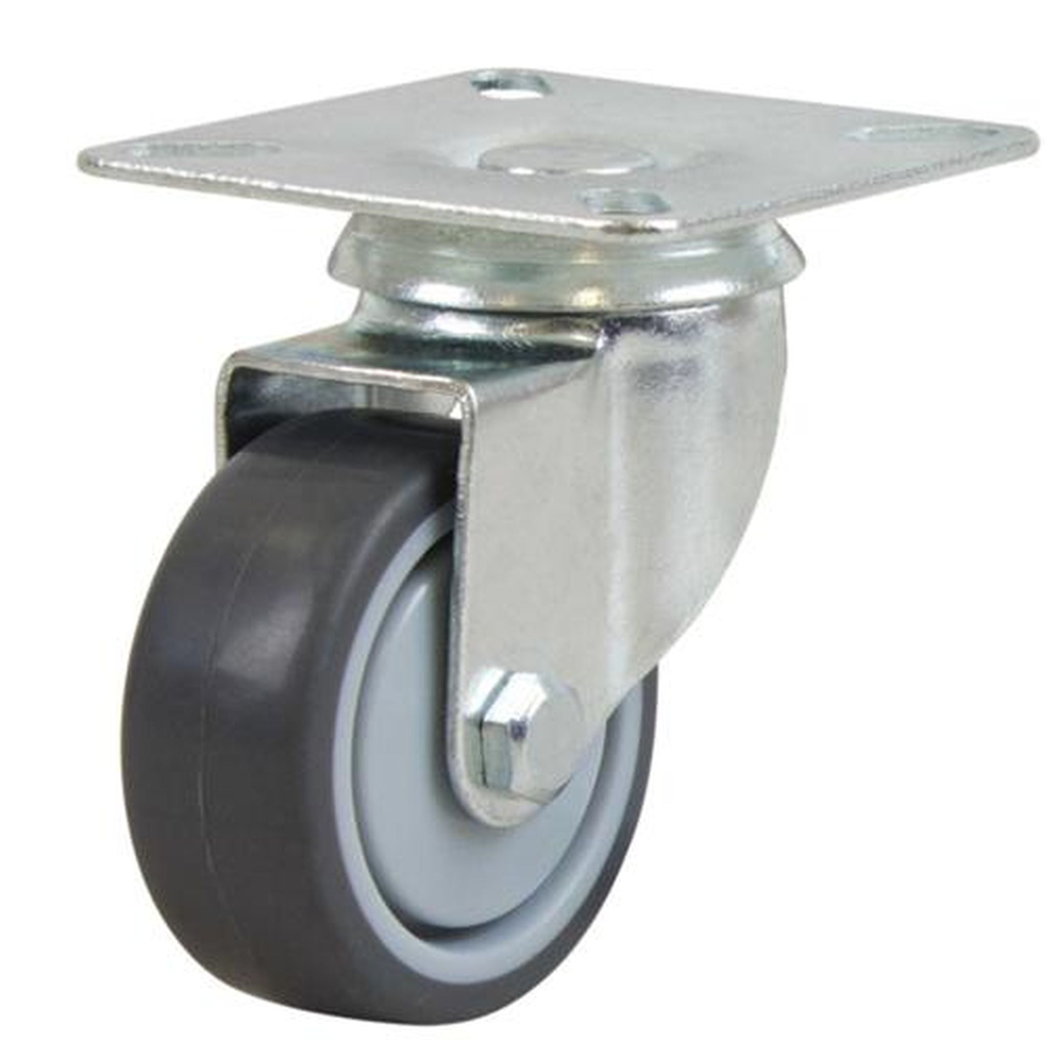 WHEEL RUBEER SWIVEL 50MM 30KG