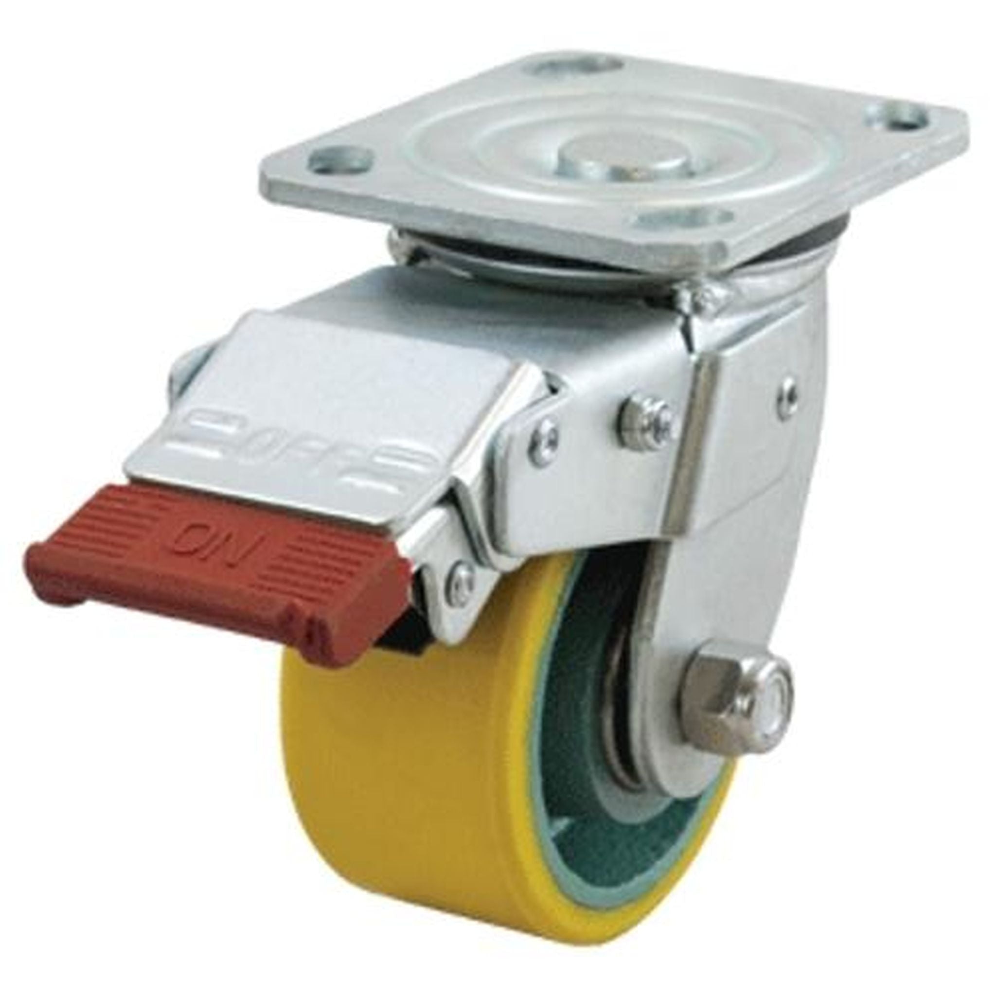 CASTOR 100mm SWIVEL/BRAKE 500KG CAPACITY