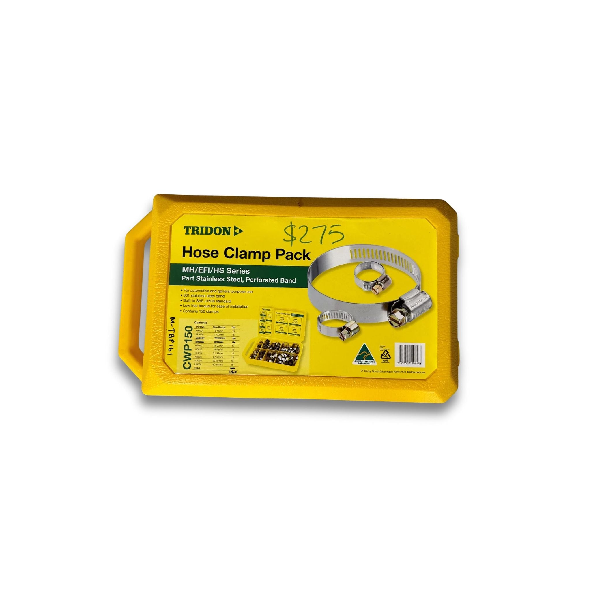 HOSE CLAMP PACK 110PCES