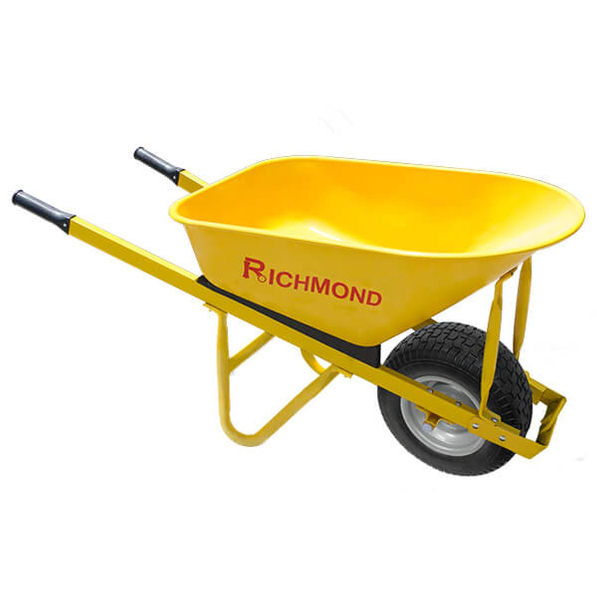 WHEELBARROW STEEL TRAY WIDE WHEEL