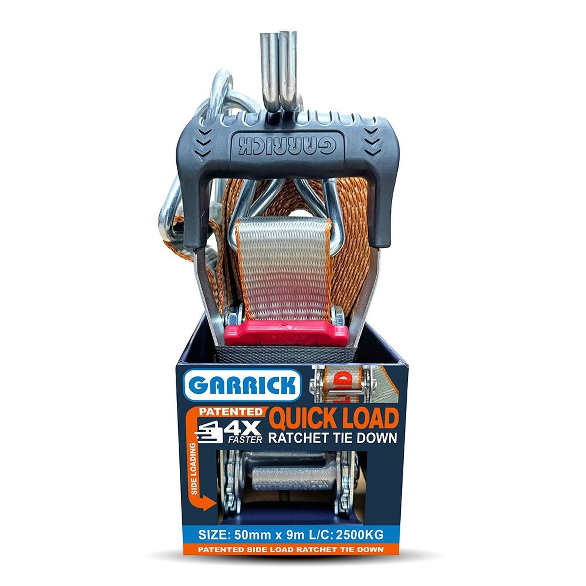 RATCHET TIE DOWN QUICK LOAD 50MM