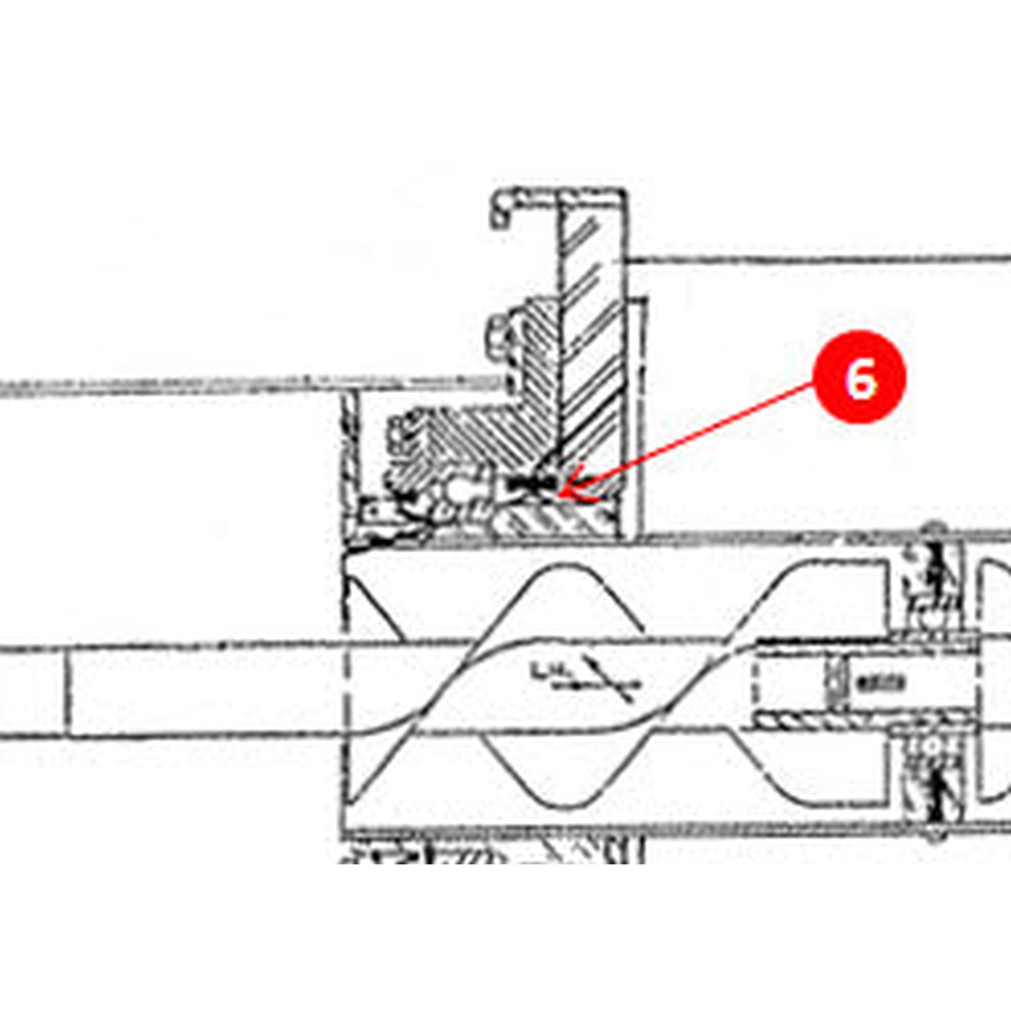 SEAL GARLOCK #53X3355 SUIT 161 SEED TUBE