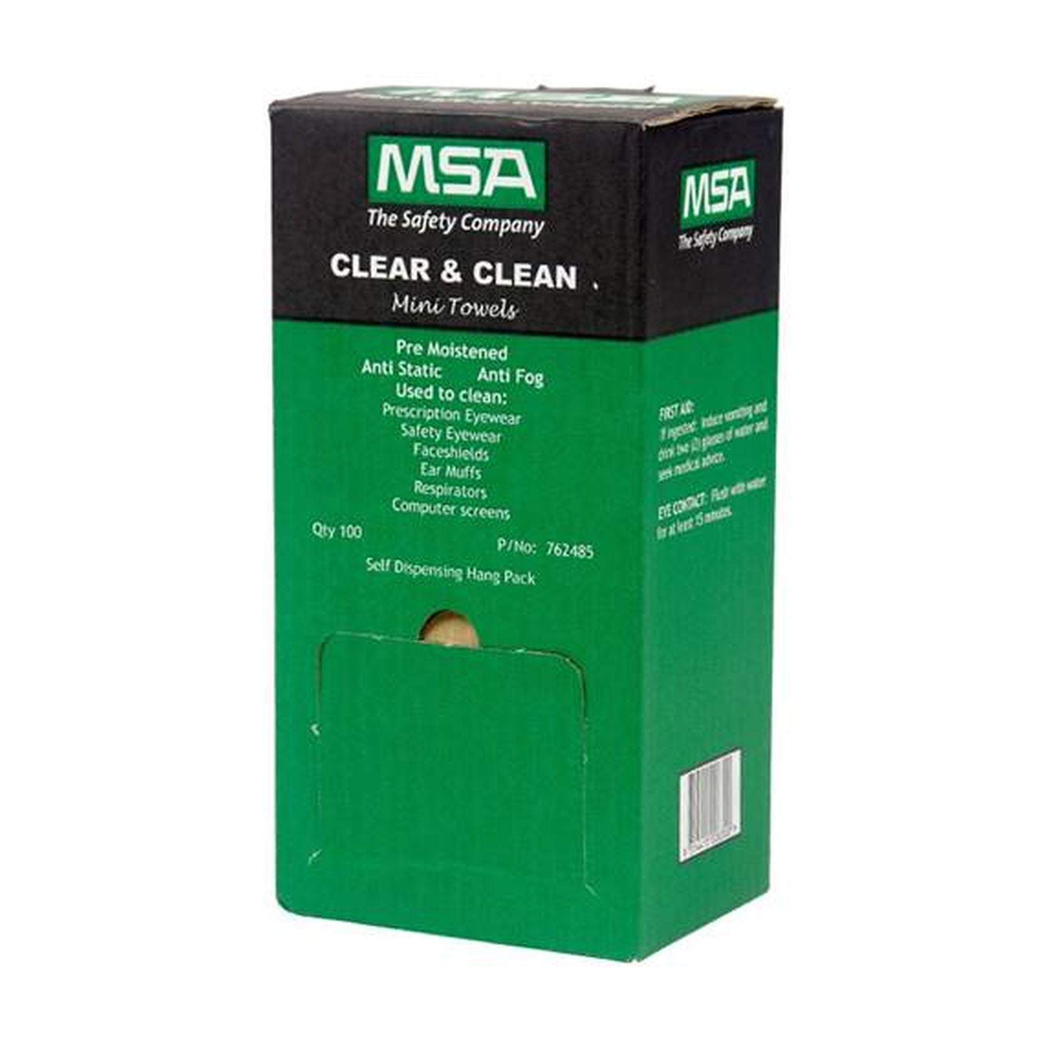 LENS WIPES MSA #762485