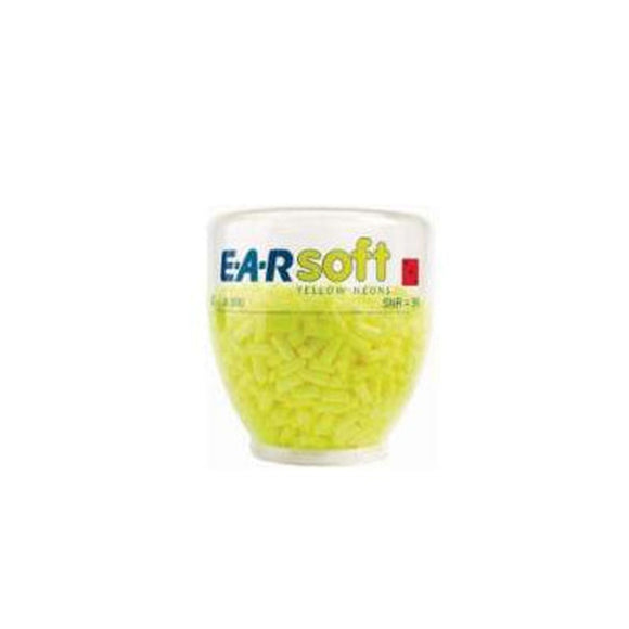 EARPLUG NEON BULK 500