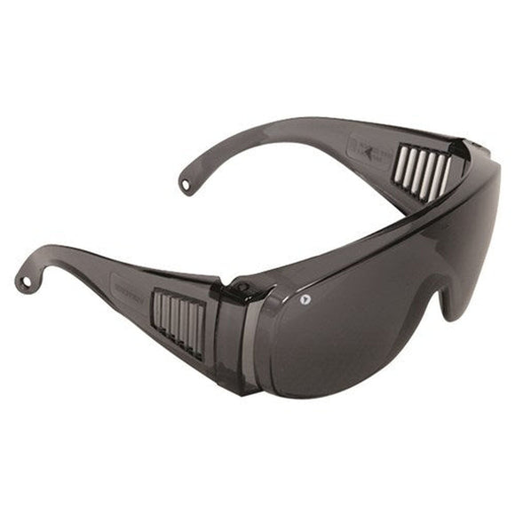 SAFETY GLASSES OVERSPEC SMOKE