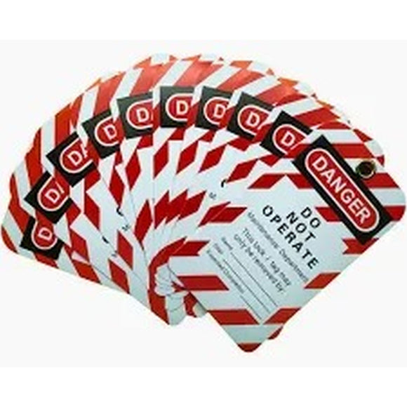 LOCKOUT TAGS DO NOT OPERATE (PK 25)