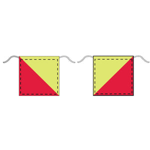 OVERSIZE FLAGS WITH EYELETS 430 x 440mm