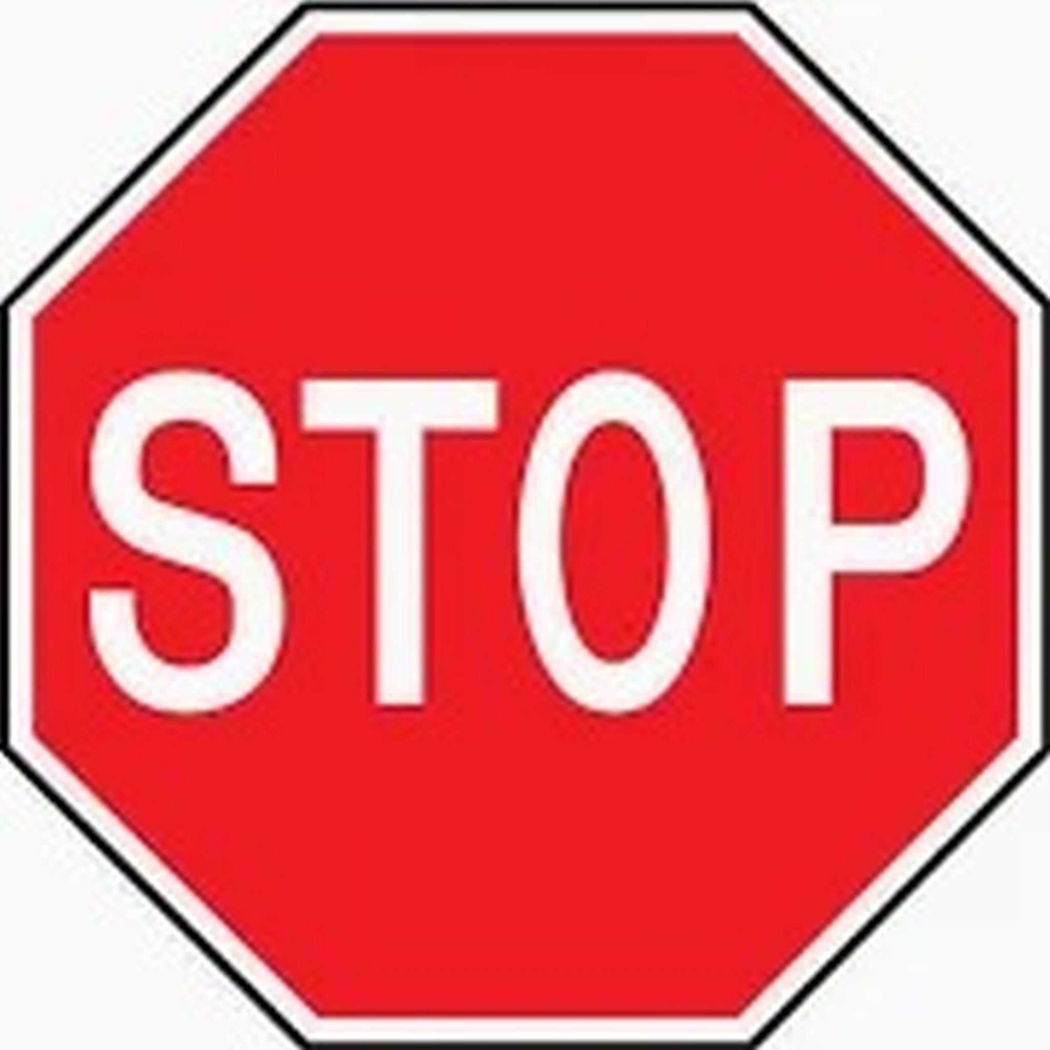 STOP SIGN 600MM