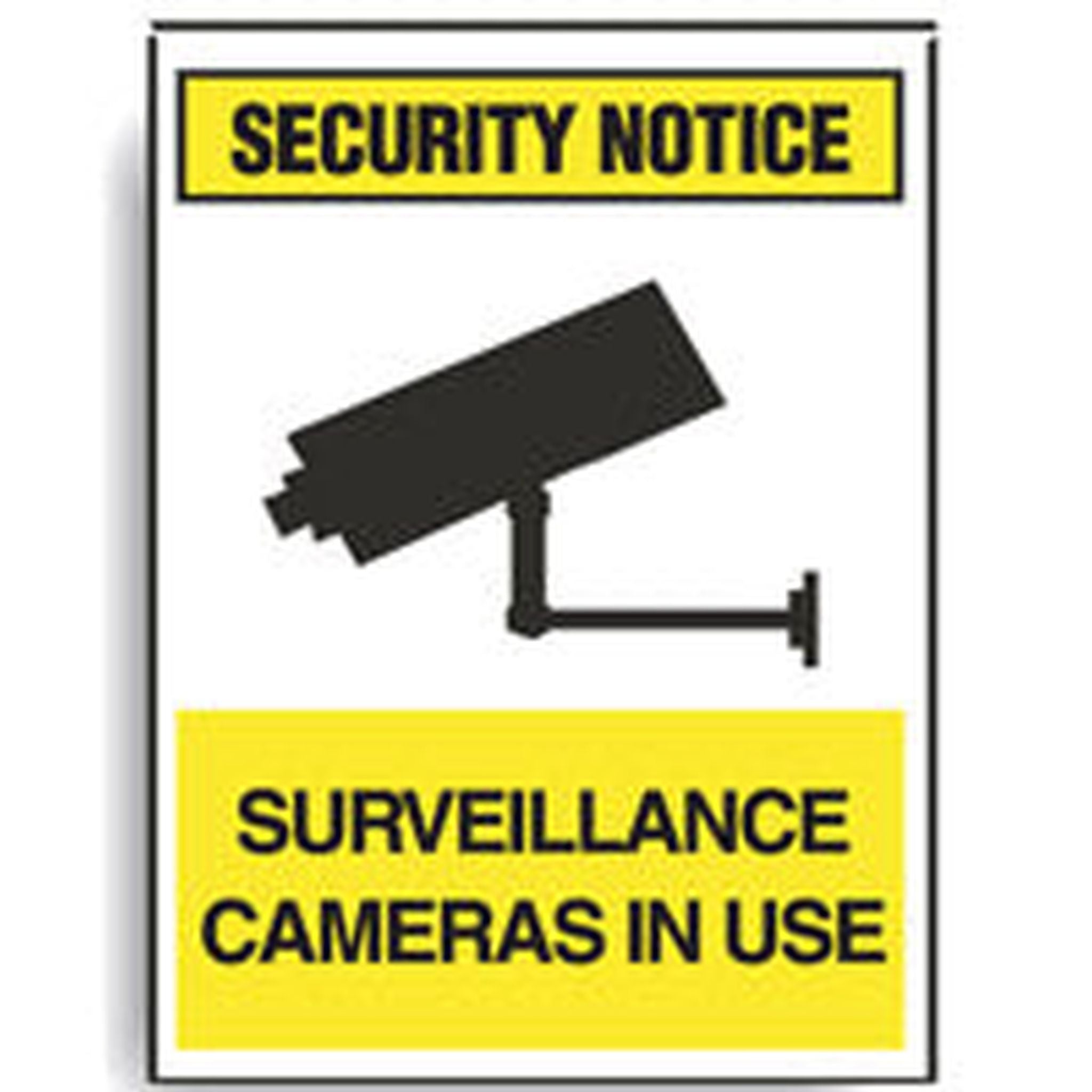SIGN SECURITY NOTICE 450 x 300 MTL
