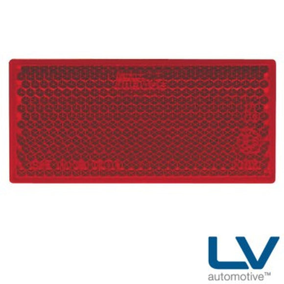 REFLECTOR ACRYLIC RED