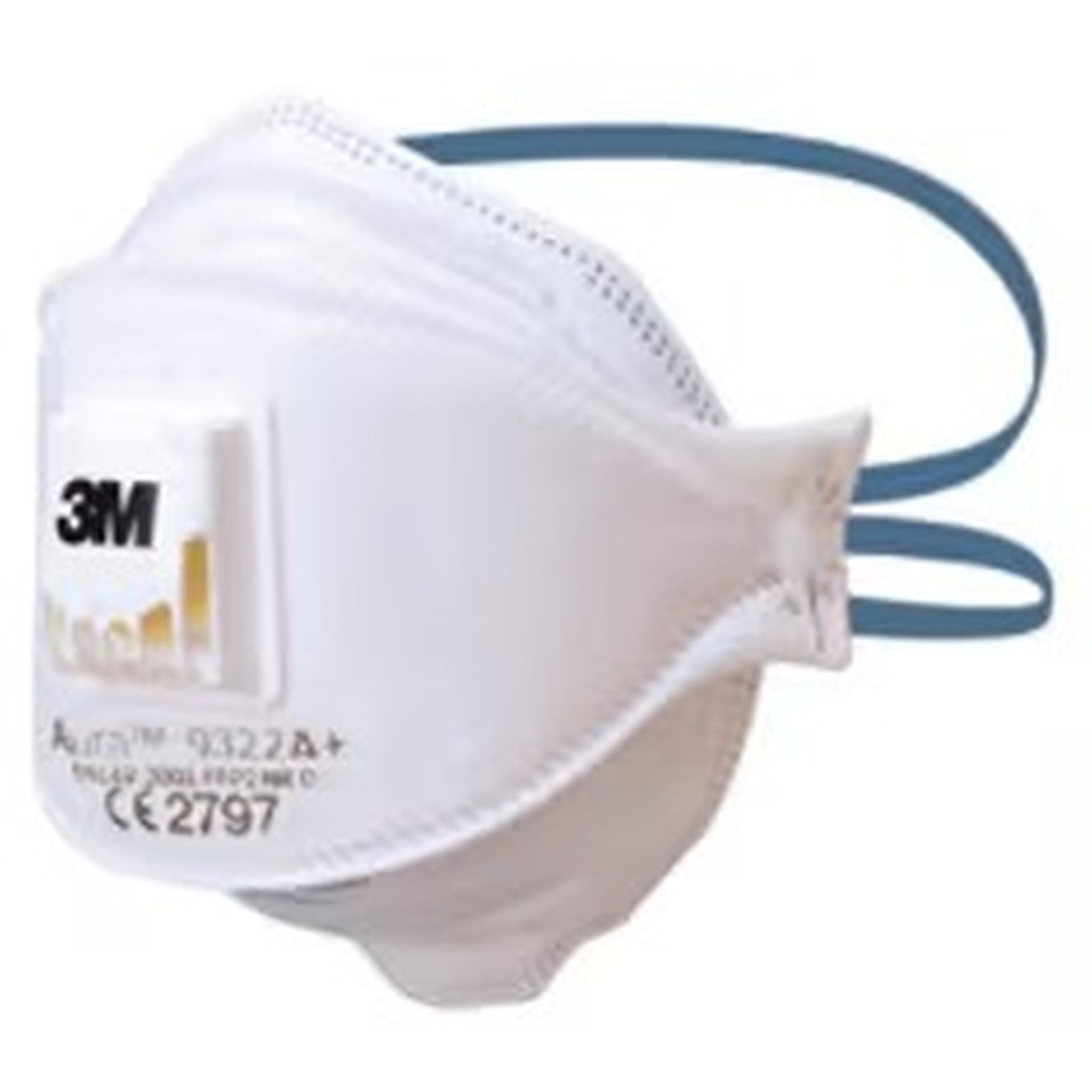 DUST MASK FLATFOLD + VALVE 