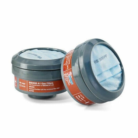 CARTRIDGE FILTER A1/P2 C/W PREFILTER